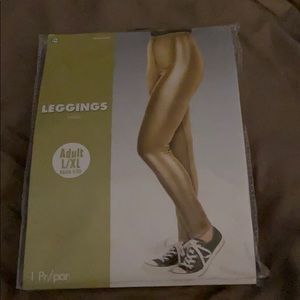 Halloween 🎃 L/XL gold leggings!